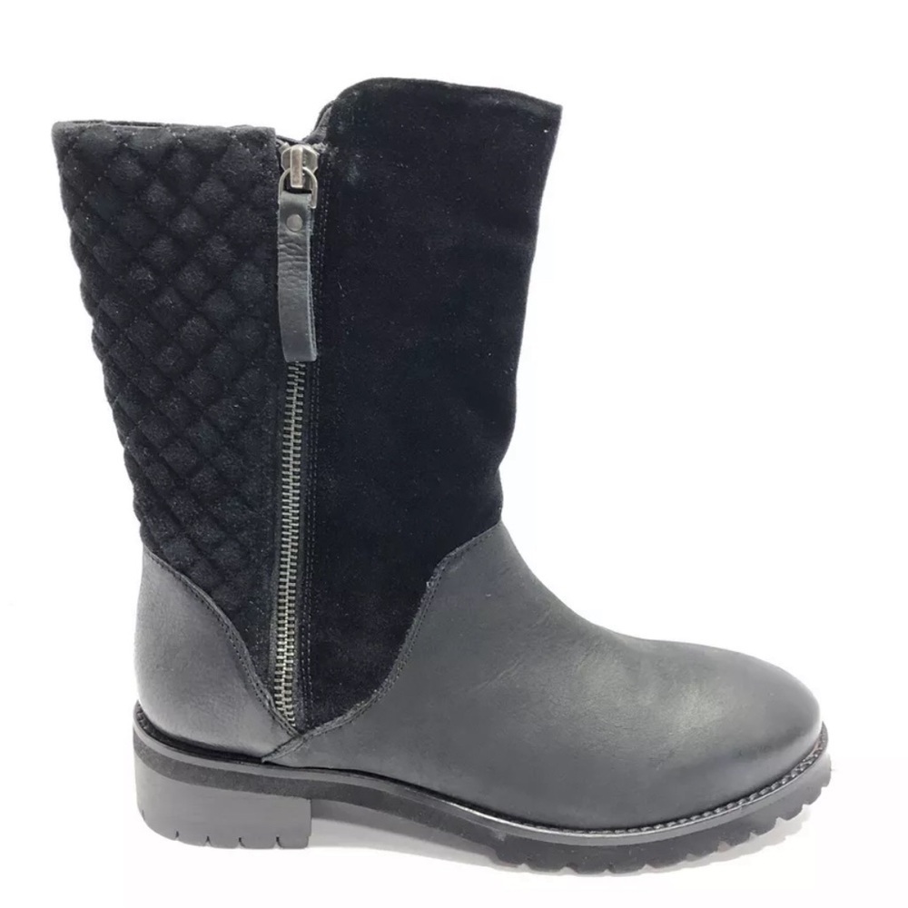 Softwalk Women’s Mansfield Black Zip Boots, Size 7.5 Wide